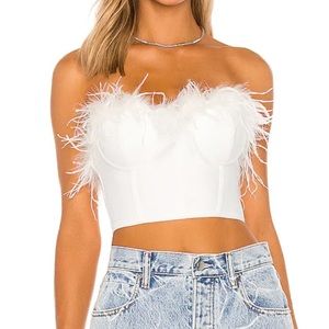 Ramona Bustier Top in White - Bachelorette outfit!